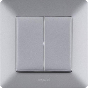 Рамка 1-м Valena Life универсальная алюм. 754137