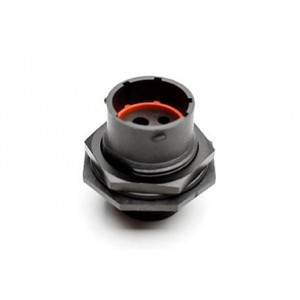 RTS714N2P03, Стандартный цилиндрический соединитель RECEPTACLE JAM NUT SIZE 14 2+2POS PIN