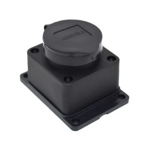 РОЗЕТКА НАСТЕННАЯ С ЗАГЛУШКОЙ КАУЧУК AM-K04, РОЗЕТКА НАСТЕННАЯ С ЗАГЛУШКОЙ КАУЧУК AM-K04 2Р+РЕ 16А 220В I