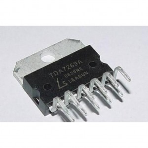 TDA7269A, УНЧ 2x14Вт (2x16В/8 Ом)