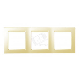 Рамка 3-м 5 сл. кость 1500630-031