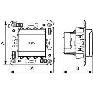 Розетка 1-м СП 2мод. Avanti "Ванильная дымка" 16А IP41 2P+E защ. шторки с крышкой беж. 4405013