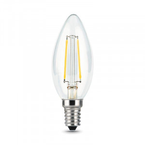 Лампа светодиодная филаментная Black Filament 9Вт свеча 4100К нейтр. бел. E14 710лм 103801209