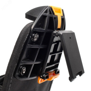 Сумка поясная модульная на клипсе СМ-04 серия QUICK-LOCK, с быстросъемной системой «Quick-Lock». Разгрузка необходимого комплекта ручного инструмента при проведении монтажных работ