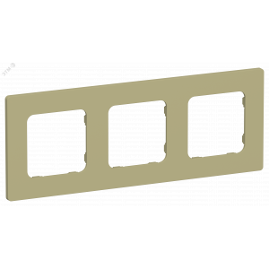 FLITE CLASSIC Рамка 3-местная РУ-3-К-ФлО оливковый IEK FI-M32-32-20-K26