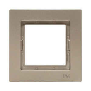 1 - местная рамка, IP44, шампань, пластик Эпика EKF UP1-FPC-01-44