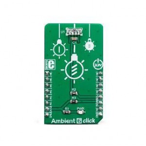 MIKROE-3444, Инструменты разработки оптического датчика Ambient 6 click