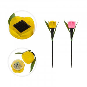 Светильник садовый LAMPER Тюльпан из Амстердама LED с солнечной панелью и аккумулятором 602-274