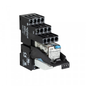 Релейный модуль FLARE MOVE 24VDC-4W-7A, Интерфейсный релейный модуль, 4 переключающих контакта, материал контакта: AgNi, рабочее напряжение: 24 V DC, номинальное напряжение переключения: 250 V AC, коммутируемый ток: 7 A, с винтовой фиксацией провода, серия flare MOVE