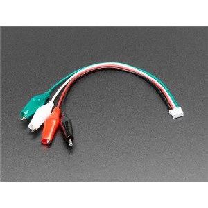4029, Принадлежности Adafruit  JST PH 4-pin Plug to Color Coded Alligator Clips Cable