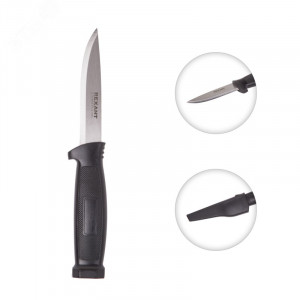 Нож строительный нержавеющая сталь лезвие 100мм 12-4923