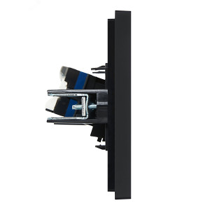 FORTE&PIANO Розетка компьютерная RJ45 кат.6 FP131 черный IEK FP-K10-2-K02