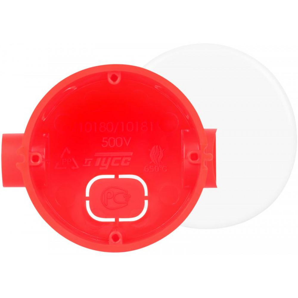 Изображение товара TYCO Коробка распределительная 65мм скрытая с крышкой 10181