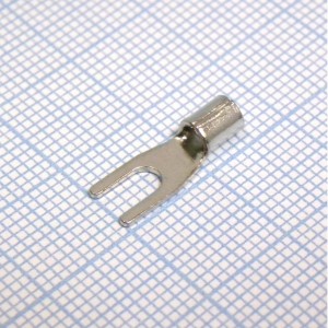 GSNB 2-3.2, наконечник кабельный вилочный без изоляции d=3.2мм, сеч. пров.1.5-2.5мм2
