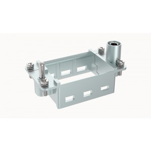 Контактная вставка DF10B-UA, Держатель контактных вставок, Size 10B, для 3 вставок, A - C, цинковый сплав