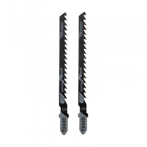 Пилка для электролобзика по дереву T244D 100 мм 6 зубьев на дюйм 8-60 мм фигурный рез (2 шт./уп.) KR-92-0312