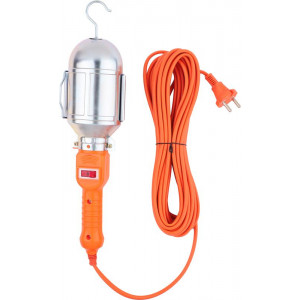 Светильник переносной с выключателем 60Вт 220В ПВС 2х0.75 15м IP20 TKE-SP-20-15M