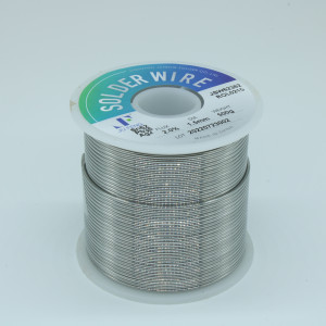 Припой 62/36/2 ROL0 2% флюса 1,5мм 500гр, Припой трубчатый ПОС-62/36/2 с безгалогенным неактивным флюсом ROL0, d 1,5мм, 500 г