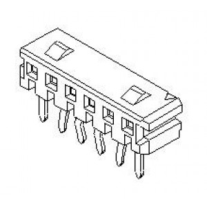 52418-0410, Межплатные и промежуточные соединители 4 CKT R/A RECEPTICAL 125V 1.5A