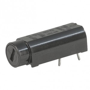 0031.3551, Держатель предохранителя 5х20мм 10А 250В, горизонтальный на плату