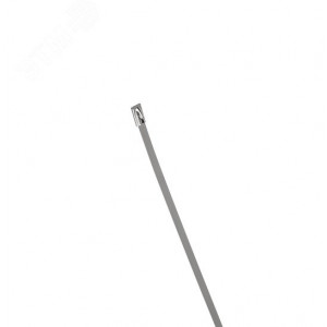 Хомут кабельный 4.6х300 сталь серебр. (уп.50шт) 07-0308