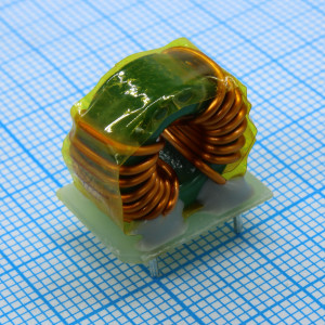 FL2D-60-451, Дроссель синфазный 2x450uH, 12A, 2x9mOhm, 18x15x17мм, -40…+105°С