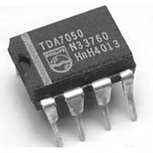 TDA7050, УHЧ  2x75мВт (4.5В/32 Ом), 1Вт (4.5В/4 Ом)