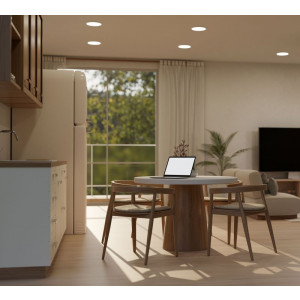 Светильник светодиодный ДВО 1606 12Вт 6500К IP20 круг бел. LDVO0-1606-1-12-6500-K01