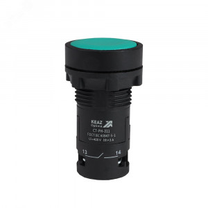Кнопка с фиксацией OptiSignal Compact D22 C7-PH-311 зеленая 1НО+1НЗ XB7NH35 362074