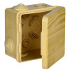 Коробка расп. КМ 80х80х50мм о/к IP54 7 вв. сосна UKO31-080-080-050-K34-54
