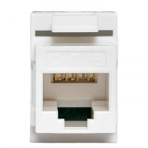 Модуль Keystone TERACOM CS Cat.5E неэкранированный 110 IDC 180 градусов самозажимной (Toolless) серый TRCS-KSTN-RT180-5EUTP-GY