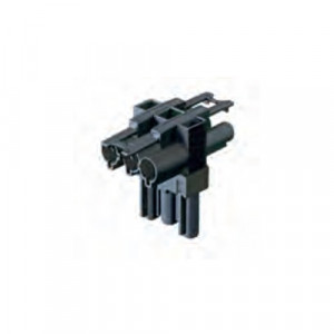 Распределительное устройство GST 18i3V 2P1 T V SW, Распределительное устройство, 1 вход / 2 выхода, тип: T, 3 полюса, серия gesis GST18i3, номинальное напряжение: 250V, номинальный ток: 20А, цвет: черный