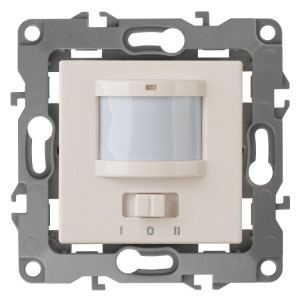 12-4103-02 Датчик движения 2-проводной, 180-240В, 200Вт, IP20, 2, слоновая кость (6/60/1500) Б0031252