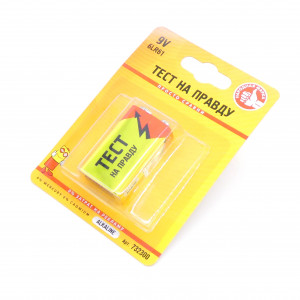 Батарея КРОНА   ТнП (6LR61), Элемент питания алкалиновый, 9 вольт, alkaline