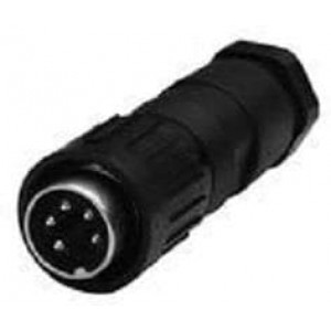 T3374-502, Цилиндрические разъемы DIN MALE CABLE CONNECTOR 5 WAY
