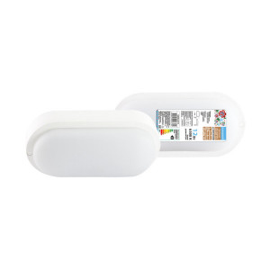 Светодиодный светильник LED ДПП 3801 12Вт 6500К IP65 белый овал 177*85*57 мм Народный SQ0366-0131