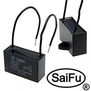 CBB61   3UF  450V  (SAIFU), Пусковой конденсатор SAIFU CBB61, 3 мкФ, 450 В