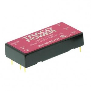 TEN 40-1222N, Преобразователи постоянного тока в постоянный с изоляцией Product Type: DC/DC;Package Style: 2"x1";Output Power (W): 40;Input Voltage: 9-18 VDC;Output 1 (Vdc): 12;Output 2 (Vdc): -12;Output 3 (Vdc): N/A