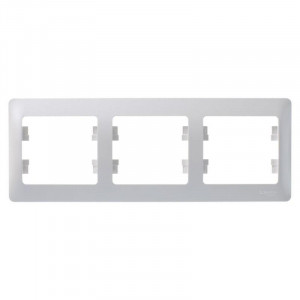 Рамка 3-м Glossa горизонт. перламутр SE GSL000603