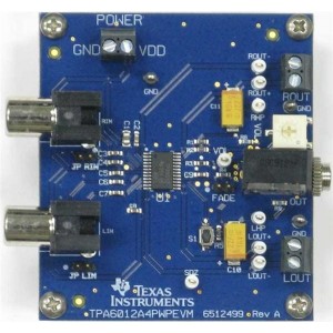 TPA6012A4PWPEVM, Средства разработки интегральных схем (ИС) аудиоконтроллеров  TPA6012A4PWPEVM