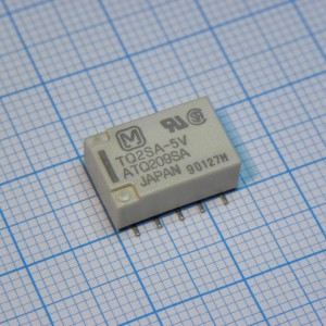 TQ2-SA-5V-X, Сигнальное реле для печатного монтажа, 5В DC, 2А