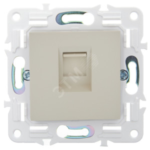 SKANDY Розетка компьютерная RJ45 кат.5E SK-K01B бежевый IEK SK-K10-1-K10
