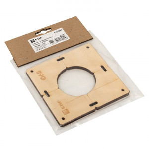 Шаблон для подрозетников c 1 отв. диам. 68 мм EKF Expert sh-d68-1