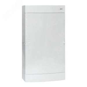 Щит распределительный навесной Unix белая дверь 4х18 модулей IP40 PROxima ux-4x18-nw