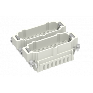 Вилочная контактная вставка SE-032-MC, Вилочная контактная вставка, обжимная фиксация, 32 полюса + PE, типоразмер 32B, 500V, 16A, (обжимные контакты поставляются отдельно)