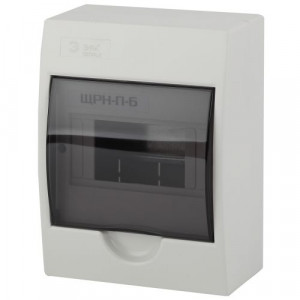 Бокс ЩРН-П-6 мод. навесной пластик IP41 SIMPLE NO-box_simple-plastic_6_surface Б0041522