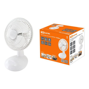 Вентилятор настольный ВС-01 "Тайфун" D15 см, 15 Вт, 230 В, белый, SQ2701-0002