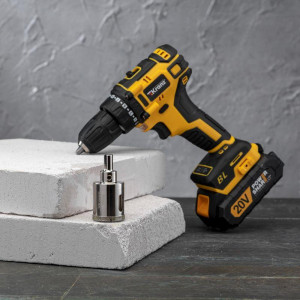 Коронка алмазная 35 мм по керамограниту с центровочным сверлом KR-92-0011