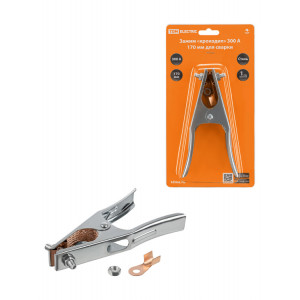 Зажим «крокодил» 300 А 170 мм для сварки SQ0541-0302