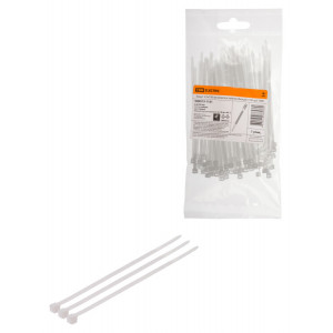 Хомут 2,5х100 мм морозостойкий (белый) (100 шт) SQ0515-1101